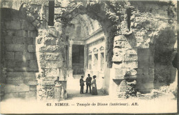  30  NÎMES  Temple De Diane (intérieur) - Nîmes