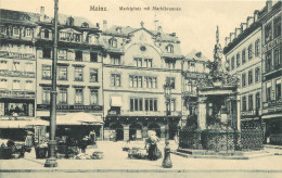  ALLEMAGNE  MAINZ  Marktplatz Mit Marktbrunnen - Mainz