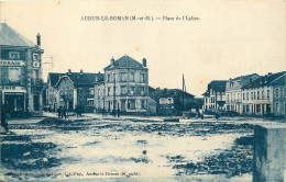  54   AUDUN LE ROMAN  Place De L'Eglise - Autres & Non Classés