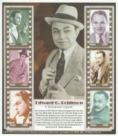 GHANA - N°2613/8 ** (2001) Cinéma : Acteur Edward G.Robinson - Ghana (1957-...)