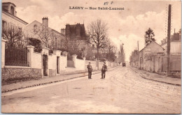 77 LAGNY - Vue De La Rue Saint Laurent. - Lagny Sur Marne