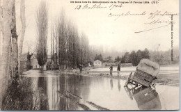 14 LE BREUIL EN AUGE - Route Departementale Lors De La Crue De 1904 - Other & Unclassified