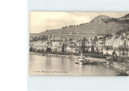 11748150 Montreux VD Le Port Et Le Quai Montreux - Autres & Non Classés