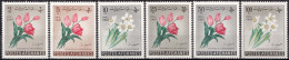 1961, Afghanistan, Teacher's Day, Tulips, Flowers, Plants, 6 Stamps, MNH(**) - Afghanistan