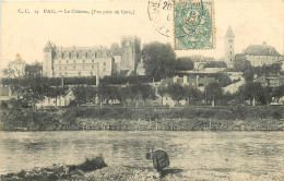  64  PAU  Le Chateau  Vue Prise Du Gave - Pau