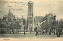  75  PARIS  Mairie Et Eglise De La Madeleine  - District 01