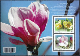 2013, Canada, Magnolias, Flowers, Plants, Souvenir Sheet, MNH(**), CA BL170 - Neufs