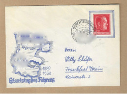 Los Vom 04.05  Sammler-Briefumschlag Aus Berchtesgarden 1938 - Covers & Documents