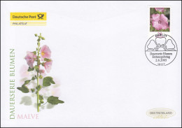 2462 Blume Bechermalve 25 Cent, Schmuck-FDC Deutschland Exklusiv - Covers & Documents