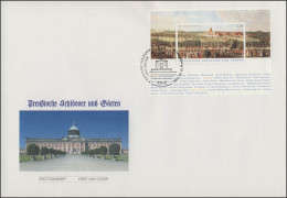 Block 66 Preußische Schlösser Und Gärten Auf FDC ESSt Bonn 7.7.2005 - Covers & Documents