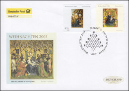 2492-2493 Weihnachten, 2 Werte, Satz Auf Schmuck-FDC Deutschland Exklusiv - Storia Postale