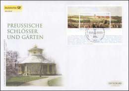 Block 66 Preußische Schlösser Und Gärten, Schmuck-FDC Deutschland Exklusiv - Storia Postale