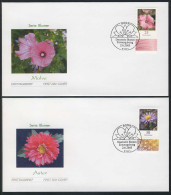 2462-2463 Blumen 0,25 Und 0,50 Euro 2005 Auf 2 FDC ESSt Bonn - Lettres & Documents