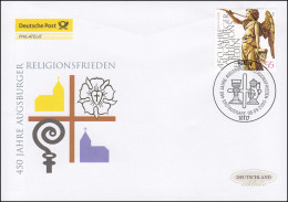 2488 Augsburger Religionsfrieden, Schmuck-FDC Deutschland Exklusiv - Covers & Documents