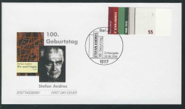 2545 Stefan Andres FDC Berlin - Covers & Documents