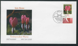 2547 Blumen 100 C Tränendes Herz Auf FDC Berlin - Briefe U. Dokumente