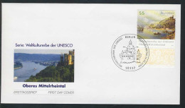 2536 Kulturerbe Oberes Mittelrheintal FDC Berlin - Lettres & Documents