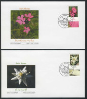 2529-2530 Blumen 0,70 Und 2,20 Euro 2006 Auf 2 FDC Berlin - Storia Postale