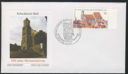 2522 Michaeliskirche Schwäbisch Hall FDC Berlin - Storia Postale