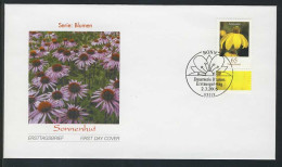 2524 Blume 0,65 Euro Sonnenhut Auf FDC ESSt Bonn - Covers & Documents