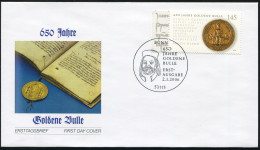 2511 Goldene Bulle FDC Bonn - Covers & Documents