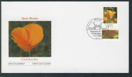 2568 Blumen 200 Cent Goldmohn FDC Berlin - Storia Postale