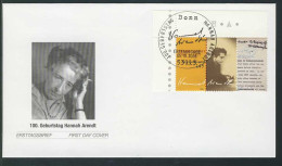 2566 Hannah Arendt FDC Berlin - Storia Postale