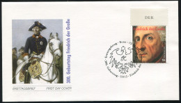 2906 Friedrich Der Große 2012, FDC Bonn - Storia Postale