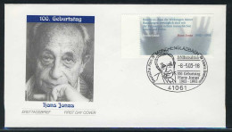 2338 Hans Jonas FDC Mönchengladbach - Covers & Documents