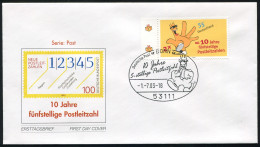 2344 Post Fünfstellige Postleitzahlen FDC Bonn 10 Jahre Fünfstellige 1.7.2003 - Brieven En Documenten