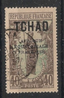 TCHAD - 1924 - N°YT. 29 - Guerrier 40c - Oblitéré / Used - Usados