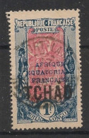 TCHAD - 1924 - N°YT. 34 - Guerrier 1f - Oblitéré / Used - Oblitérés