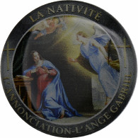 France, Jeton, La Nativité, Annonciation-Ange Gabriel, Aluminium, TTB - Other & Unclassified