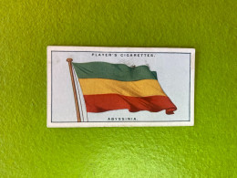 Player's Cigarettes Card Flags Of The League Of Nations - Abyssinia - Ethiopia And Eritrea - Altri & Non Classificati