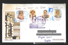 Peru Cover With Bicentenary Stamps , Local Circulation , Regular Mail - Perú