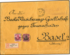 Deutsche Auslandspost Türkei, 1913, 37, 43, Brief - Marruecos (oficinas)