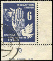 DDR, 1950, Gestempelt - Andere & Zonder Classificatie