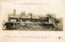  LES LOCOMOTIVES FRANCAISES    C 93 - Treni