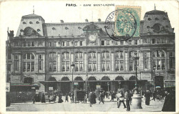  75   PARIS    GARE  SAINT LAZARE  - Métro Parisien, Gares