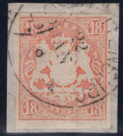 Altdeutschland Bayern, 1867, 19, Briefstück - Used