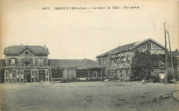  GUERRE 14 18   VERDUN L'héroïque    LA GARE DE L'EST - War 1914-18