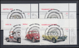 2289-2293 Oldtimer-Automobile: ER-Satz Oben Rechts Vollstempel ESSt Berlin - Used Stamps