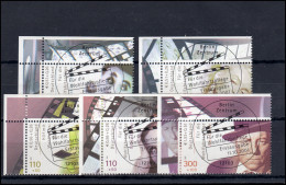 2218-2222A Filmschauspieler 2001: ER-Satz O.l. Vollstempel ESSt Berlin 11.10.01 - Used Stamps