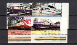 2560-2563 Eisenbahnen / Lokomotiven: ER-Satz U.r. Vollstempel Nettetal 9.10.2006 - Used Stamps