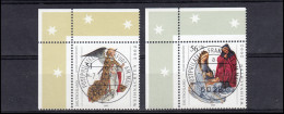 2285-2286 Weihnachten 2002: ER-Satz O.l. Vollstempel VS Frankfurt/Main Mit ET-O - Used Stamps