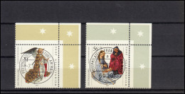 2285-2286 Weihnachten 2002: ER-Satz O.r. Vollstempel VS Frankfurt/Main Mit ET-O - Used Stamps