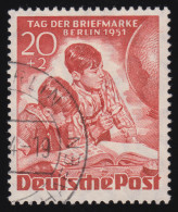 81 Tag Der Briefmarke 1951, 20+2 Pf O Gestempelt - Gebraucht