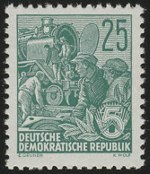 415x XII Fünfjahrplan 25 Pf Wz.2 XII ** - Unused Stamps