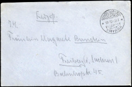 Deutsche Auslandspost Türkei, 1917, Brief - Marruecos (oficinas)
