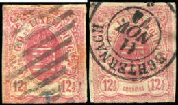 Luxemburg, 1859, 7 (2), Gestempelt - Otros & Sin Clasificación